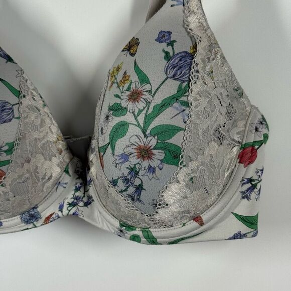 Soma Embraceable Floral Perfect Coverage Size 36D - Picture 3 of 9